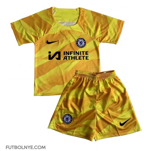 Camiseta Chelsea Portero Tercera Equipación para niños 2023-24 manga corta (+ pantalones cortos)